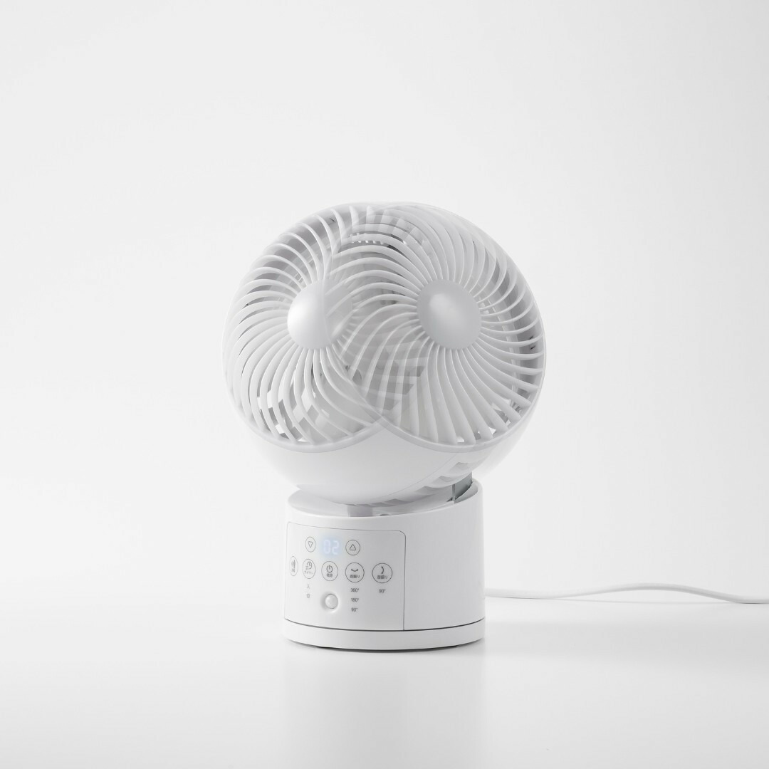 節電センサー付 DCウォッシャブルサーキュレーター 360 ホワイト スリーアップ THREEUP