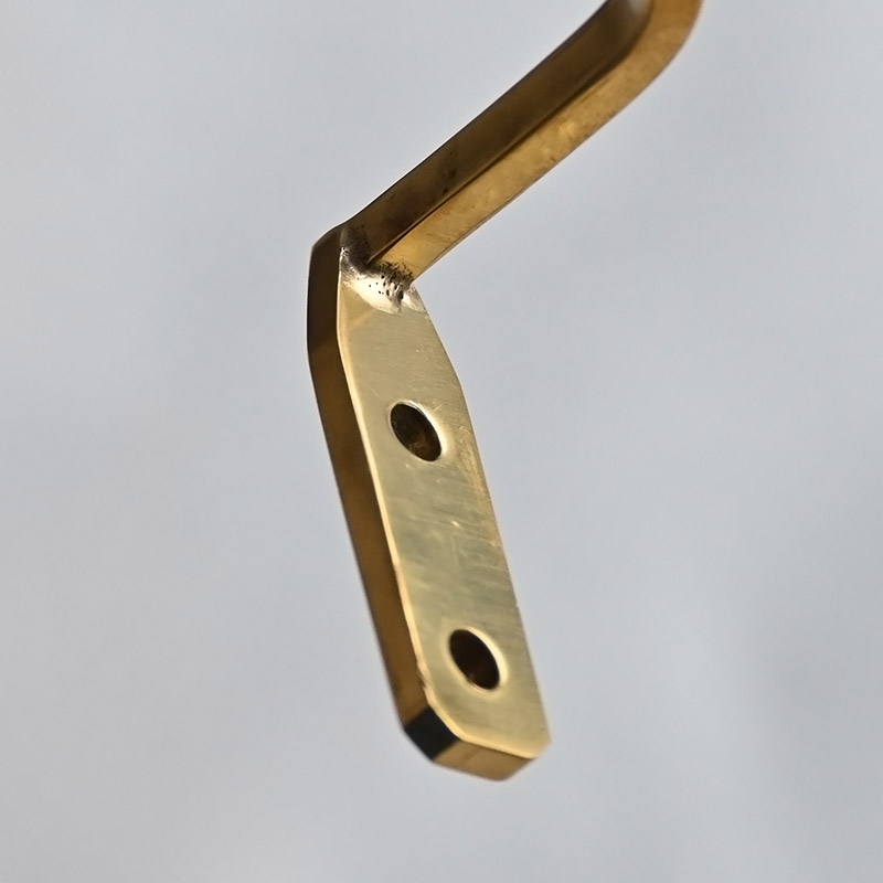 brillo 真鍮製タオル掛け BRASS タオルハンガー Lサイズ 四角い真鍮製