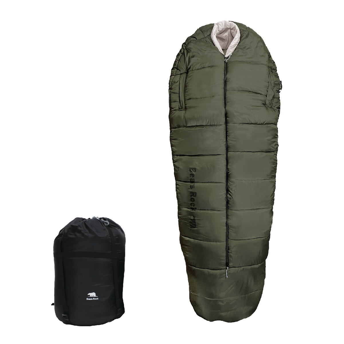 Bears Rock（ベアーズロック） 寝袋 冬用 -34度 マミー型 最強