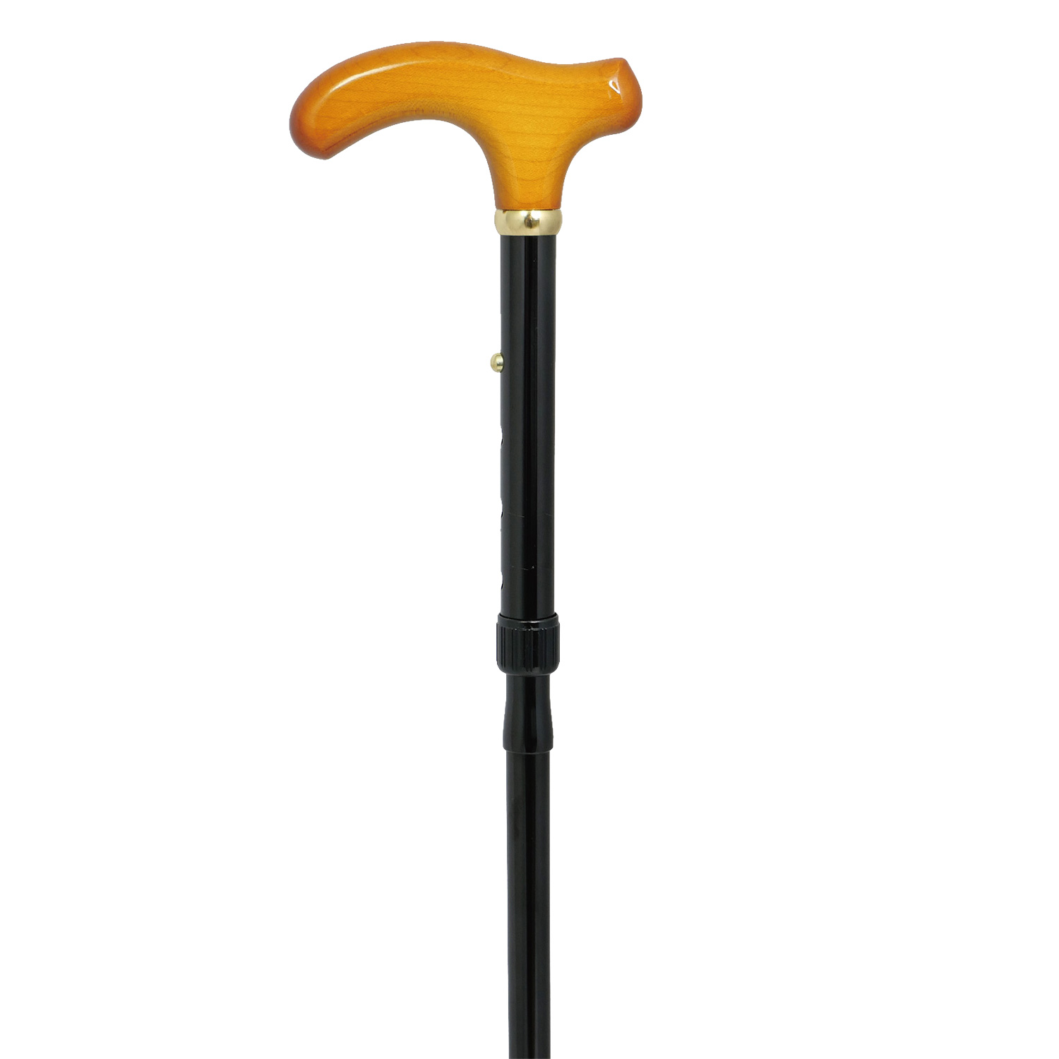 メーカー直送 杖 折りたたみ アルミスタンダードステッキ A-10