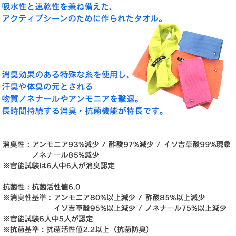 今治タオル スポーツタオル 今治 アクティブ スポーツ‐吸水 速乾 消臭