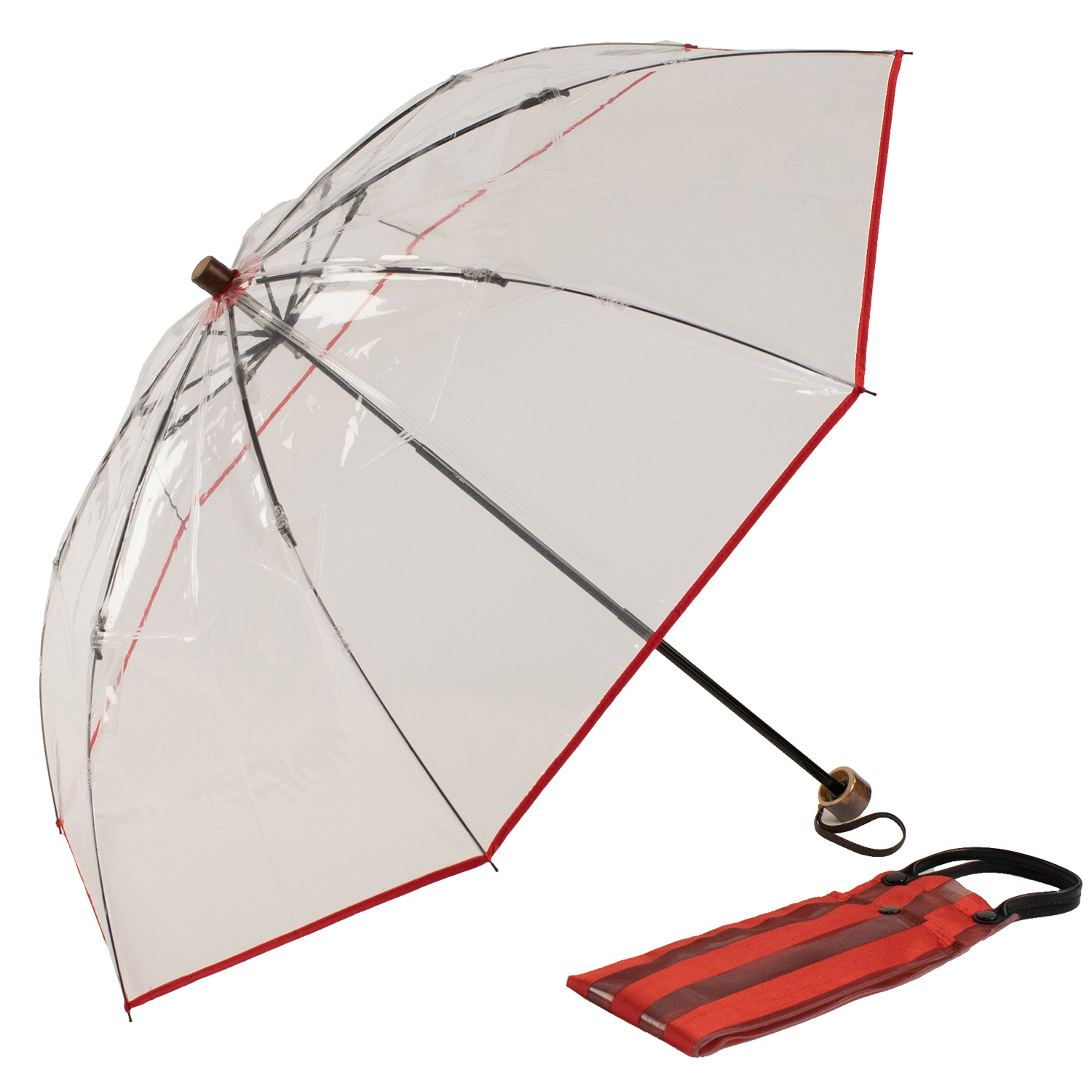 ホワイトローズ 折りたたみ ビニール傘 アメマチ50 ‐アメマチ あめまち