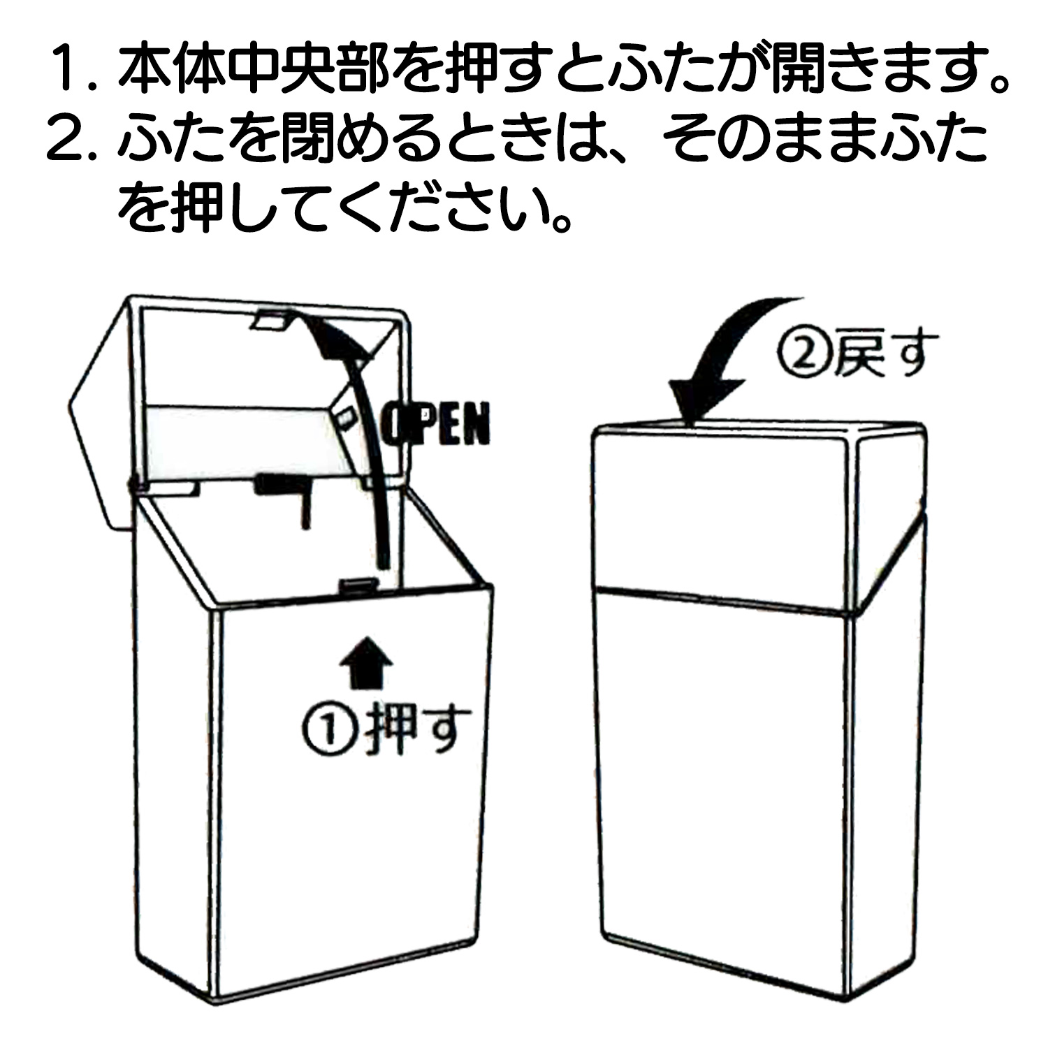 たばこケース シガレット ハードケース ロング 100mm ペンギンライター シガレットケース タバコケース 煙草ケース ブラック シルバー 黒 銀 樹脂製 関連画像3
