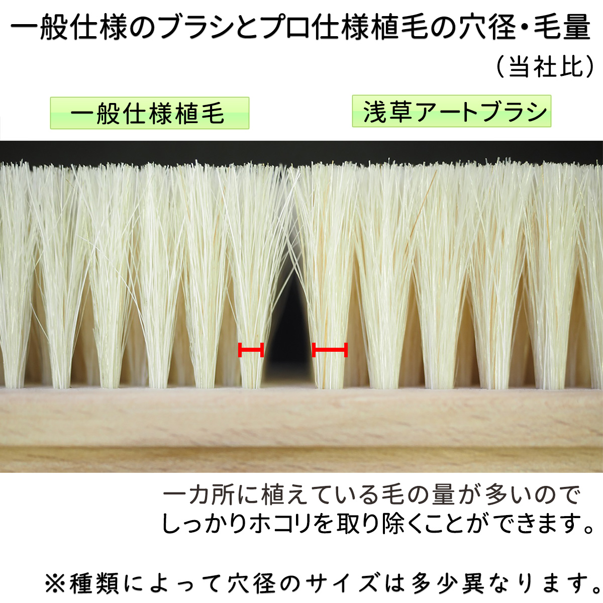 浅草アートブラシ 桐箱 カシミヤブラシ・極‐洋服ブラシ 馬毛 白馬毛 毛