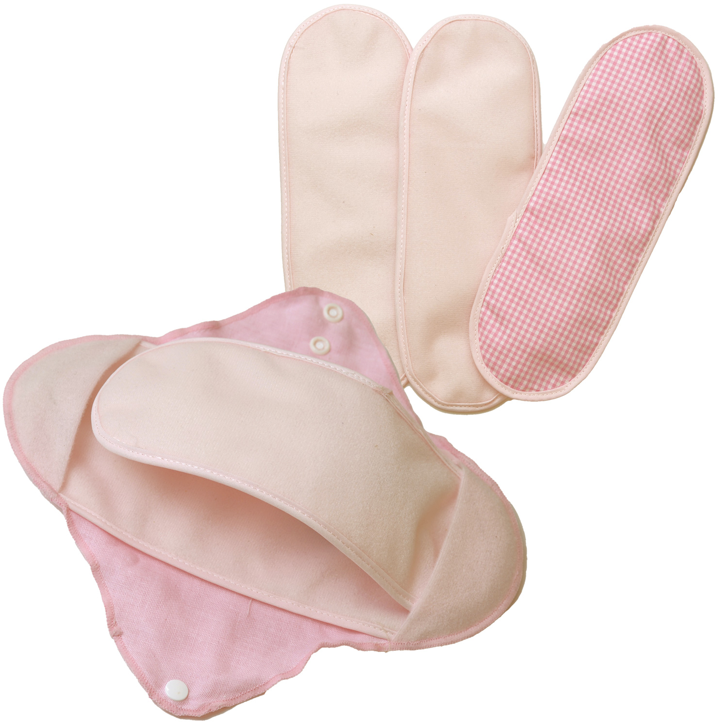 布ナプキン 洗える 布パッド セット ホルダー1枚＋替パッド3枚 日本製