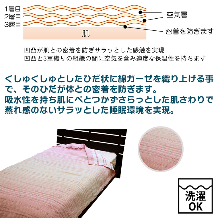 織布美人　ガーゼケット　2枚セット 織布美人 ガーゼケット 2枚セット