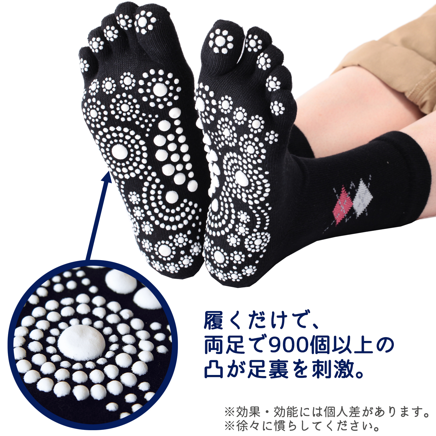 足つぼ dショッピング |足ツボ ソックス 足ツボ靴下 TSUBOレシピ PLUS