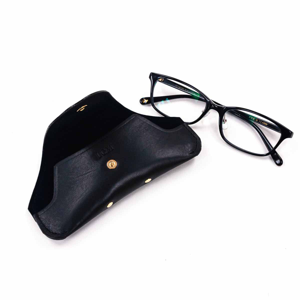 レザーグッズモリヤ ワークアレイ ミニメガネケース‐革製 眼鏡ケース