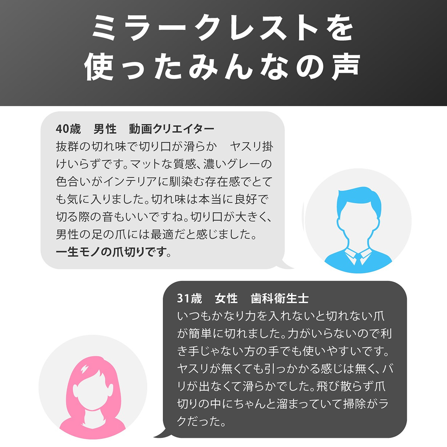 至高の爪切り ミラークレスト 【バカ売れ研究所！】‐ つめ切り 爪やすり やすり ステンレス製 ニッパー ネイルケア 巻き爪 二枚爪 分厚い爪 介護 子供 子ども | ブランド登録なし | 14