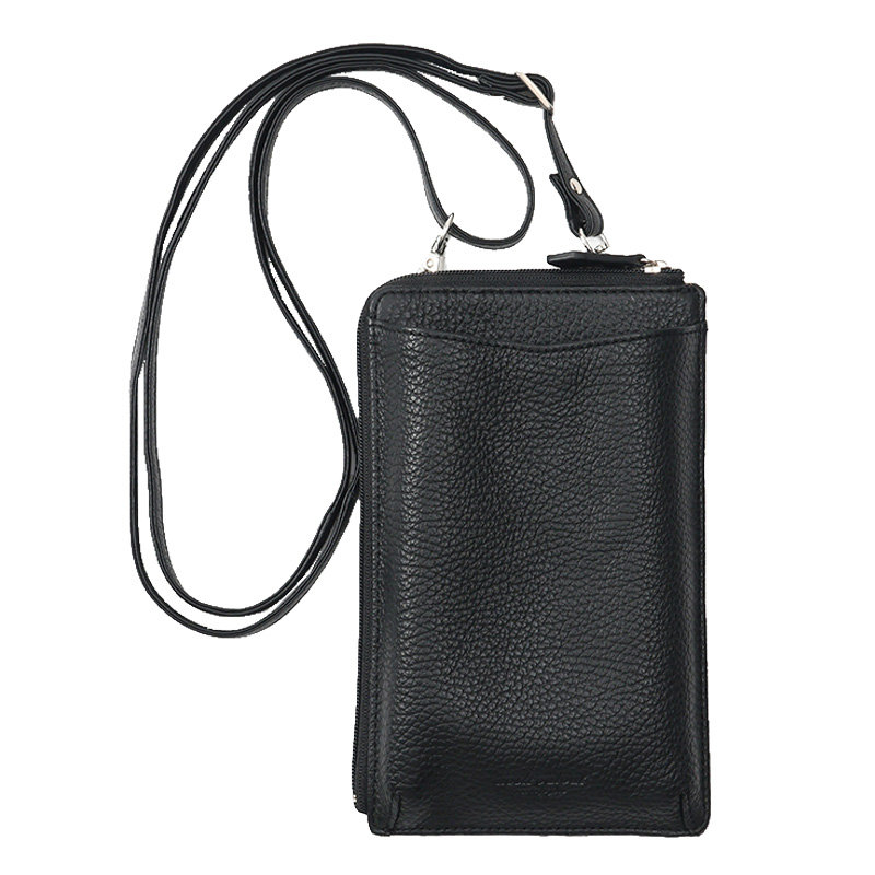 スマホショルダー ポーチ型 ノストロアテュー ‐ スマホポーチ レザー