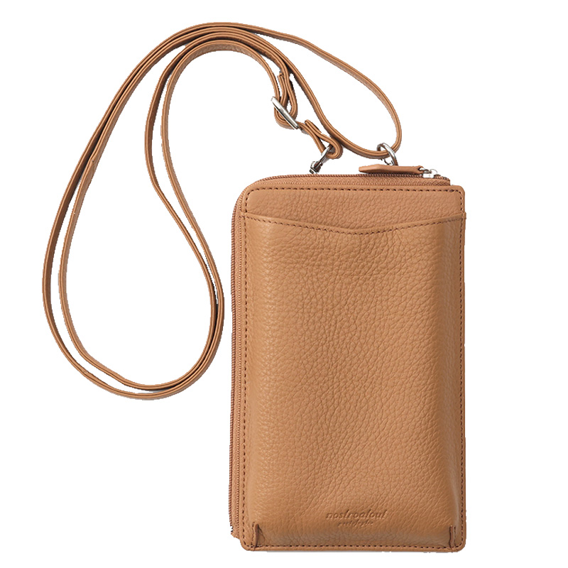 スマホショルダー ポーチ型 ノストロアテュー ‐ スマホポーチ レザー