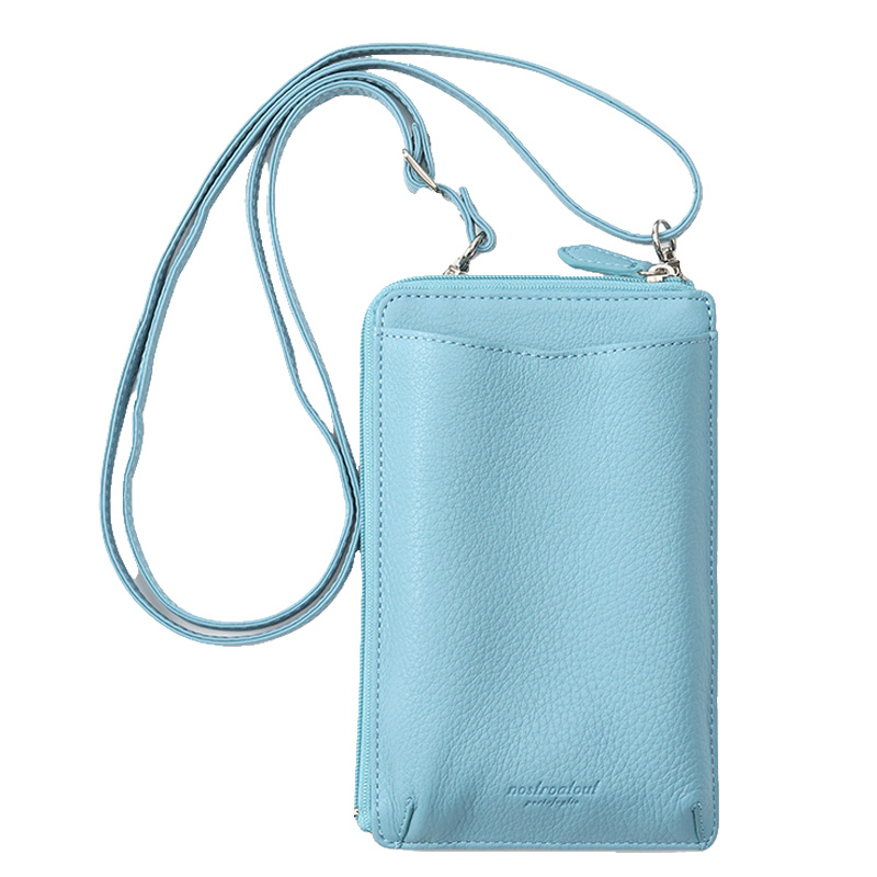 スマホショルダー ポーチ型 ノストロアテュー ‐ スマホポーチ レザー