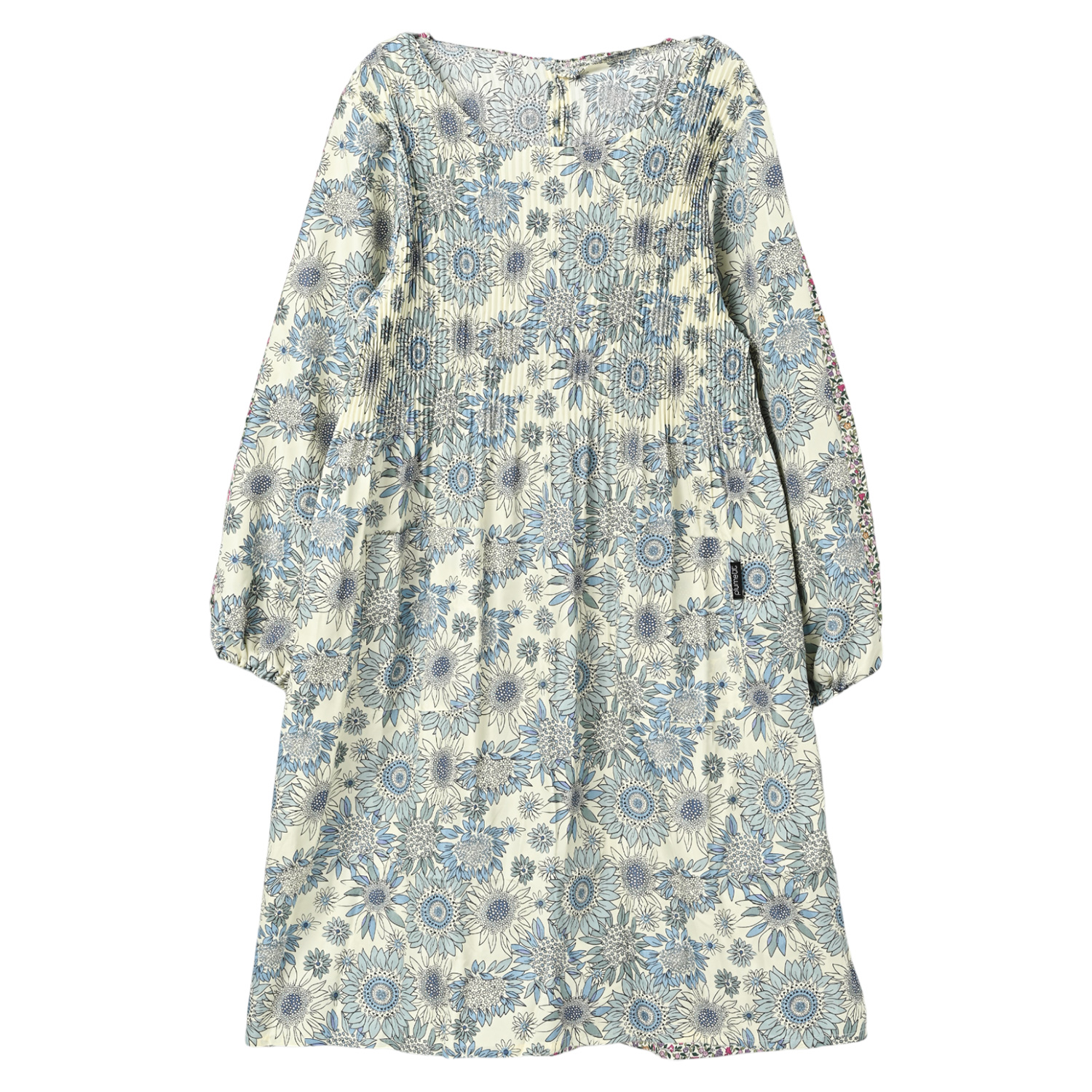 Show-pla（昭プラ） 【送料別】ワンピース風 プリーツ 割烹着‐エプロン