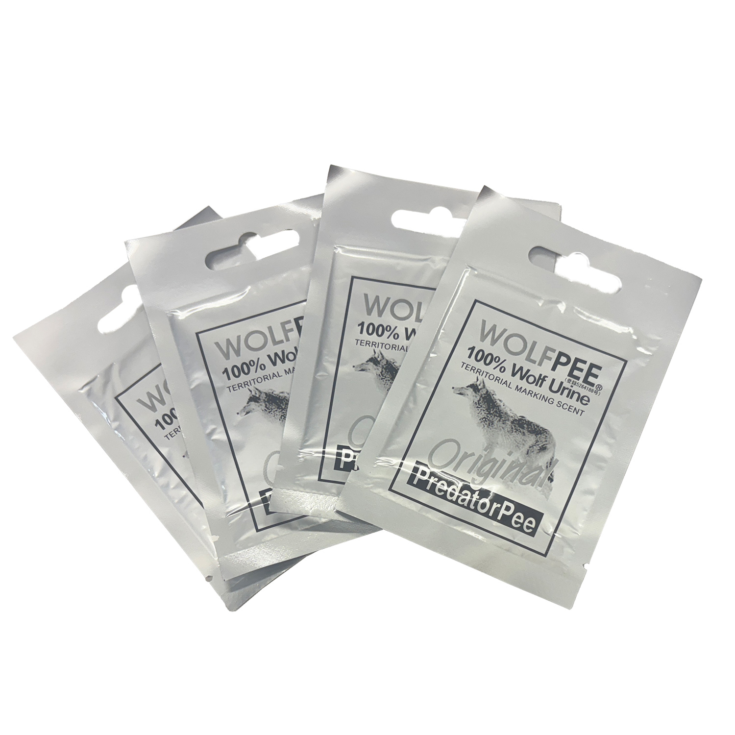 送料無料 動物避け ウルフピー‐動物撃退 害獣撃退天然100% オオカミ 狼の尿 ウルフビー 5g×4枚入  猫 鳩 鳥 カラス モグラ ハクビシン イノシシ 猪 猿 鼠 犬 | ブランド登録なし | 01