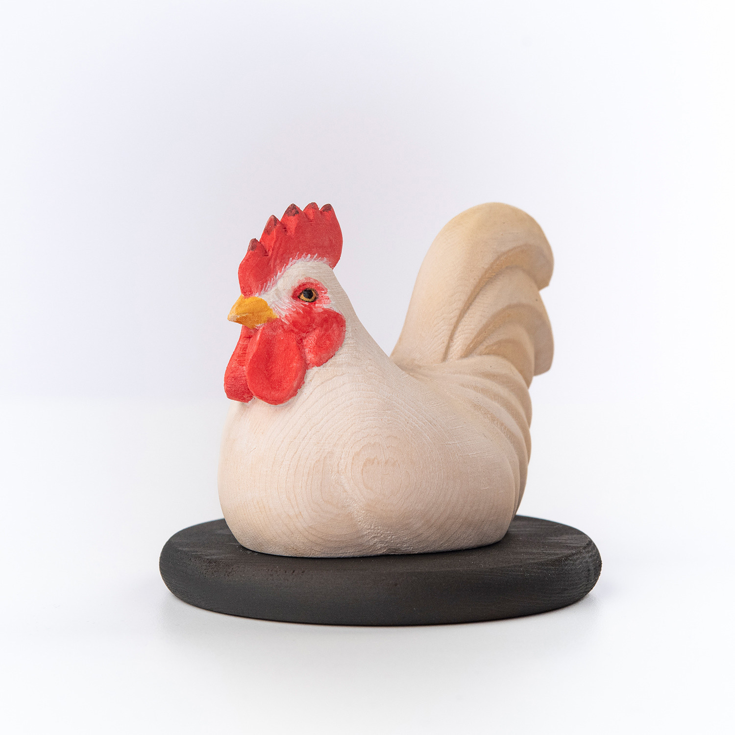 十二支木彫りコレクション「酉（にわとり）」正因山実相院 妙法寺開眼