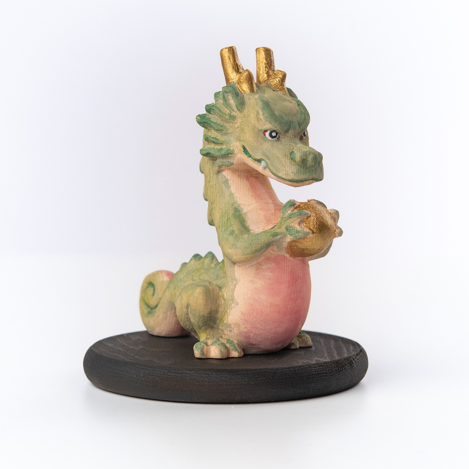 十二支木彫りコレクション「辰（たつ）」正因山実相院 妙法寺開眼