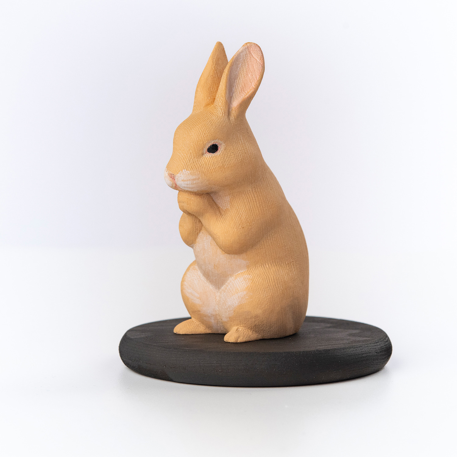 十二支木彫りコレクション「卯（うさぎ）」正因山実相院 妙法寺開眼