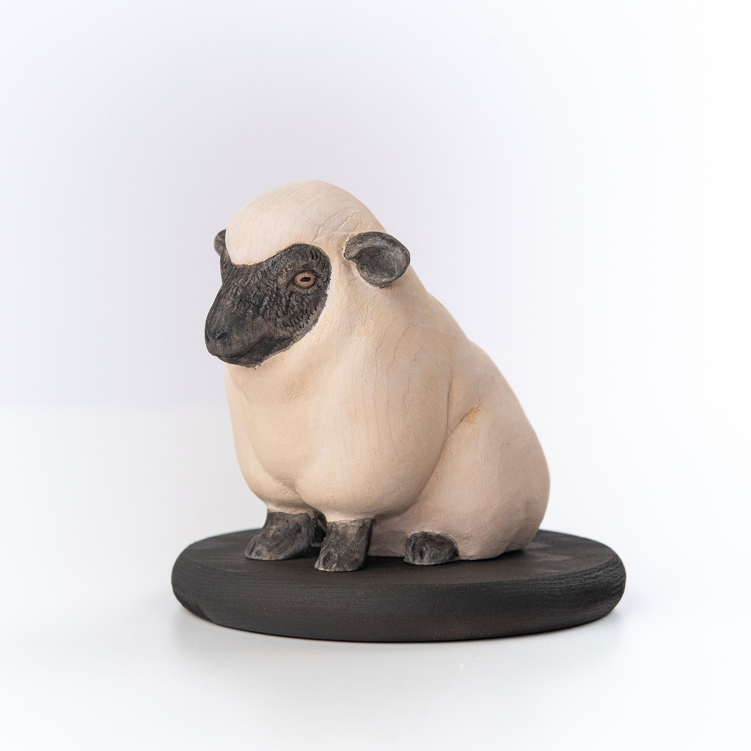 十二支木彫りコレクション「未（ひつじ）」正因山実相院 妙法寺開眼