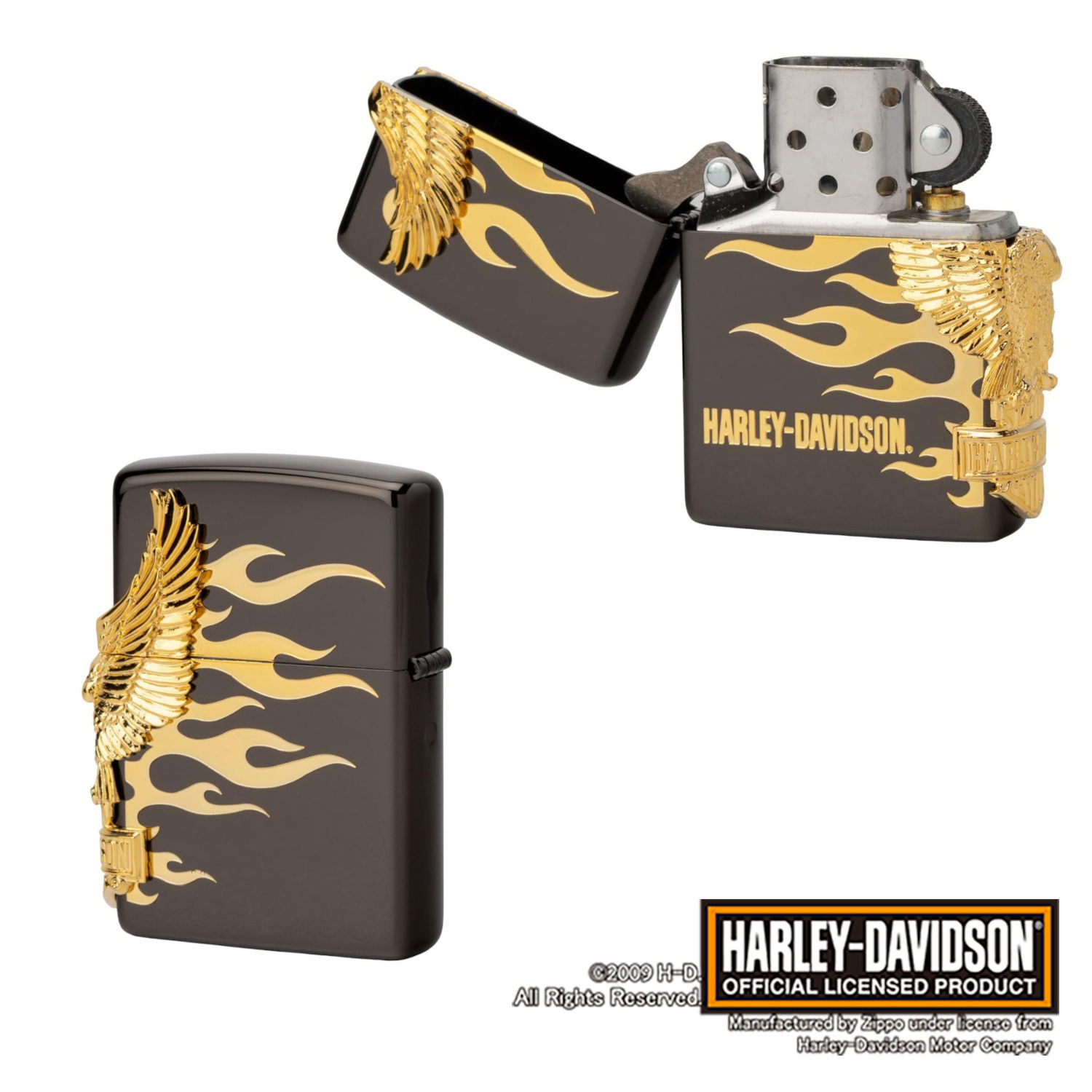 ZIPPO（ジッポー） 日本限定 正規品 ZIPPO HARLEY-DAVIDSON サイド