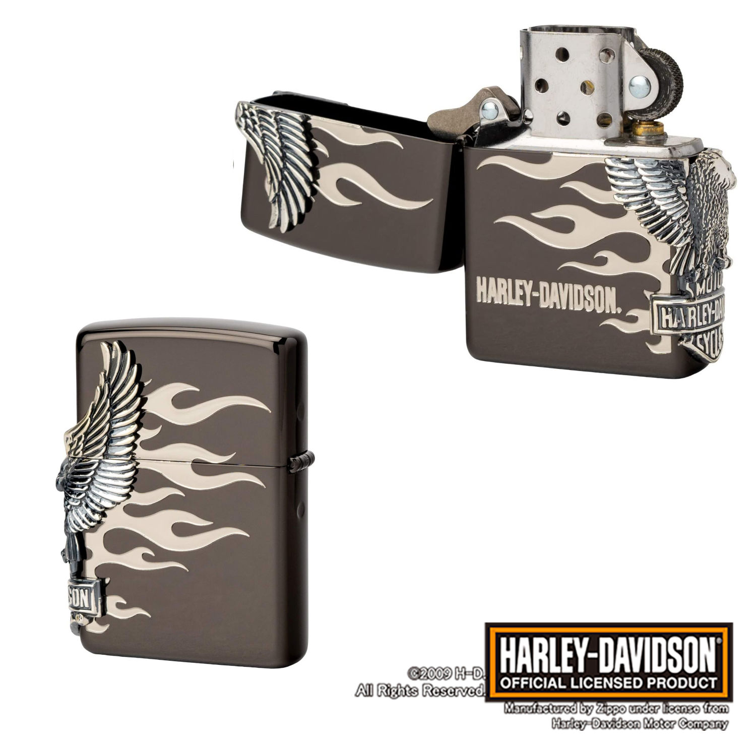 ZIPPO（ジッポー） 日本限定 正規品 ZIPPO HARLEY-DAVIDSON サイド