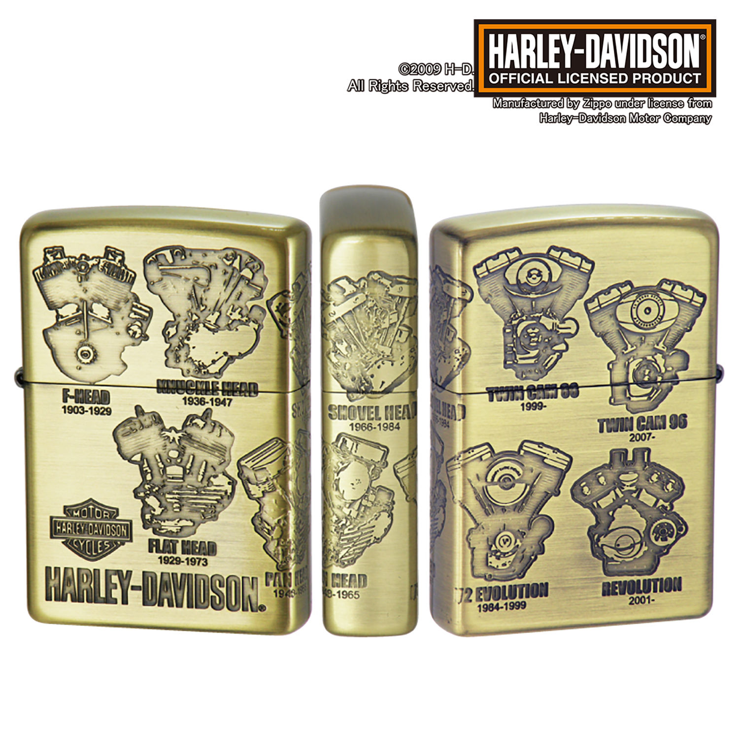 Zippo ジッポ ジッポー ライター Harley Davidson HDP-32-