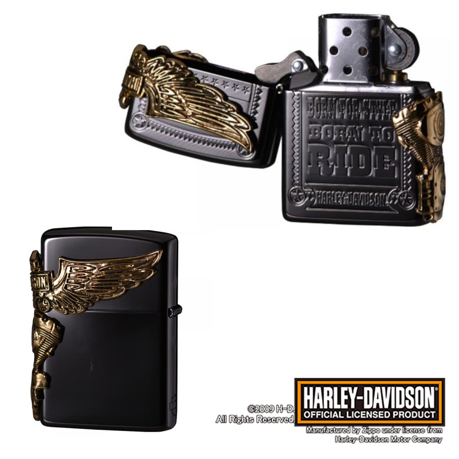 日本限定 正規品 ZIPPO HARLEY-DAVIDSON HDP-48 ジッポー ジッポ