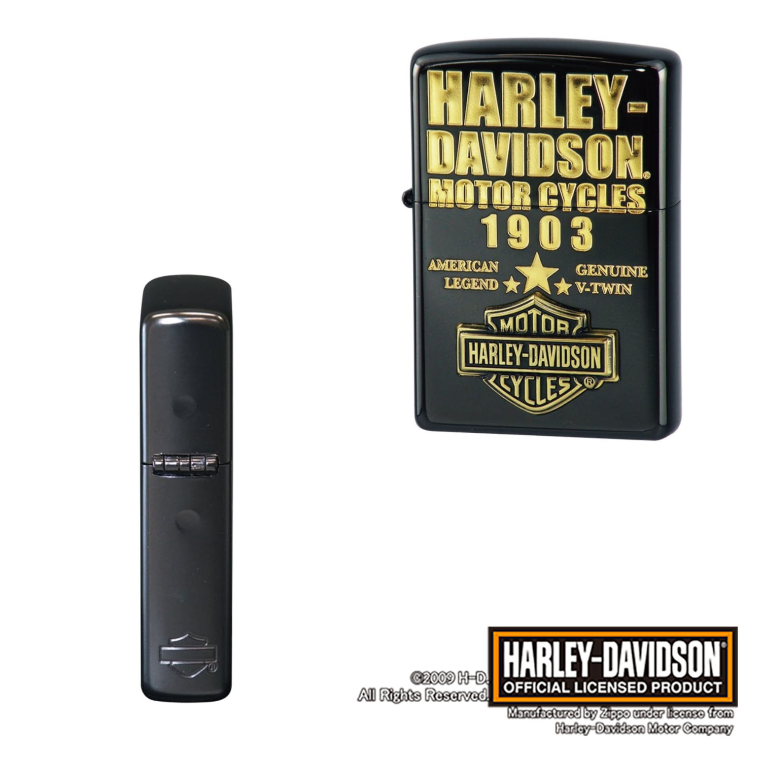 ジッポー　ハーレー　専用 ZIPPO 再販 日本限定 正規品 HARLEY-DAVIDSON HDP-52 ジッポー