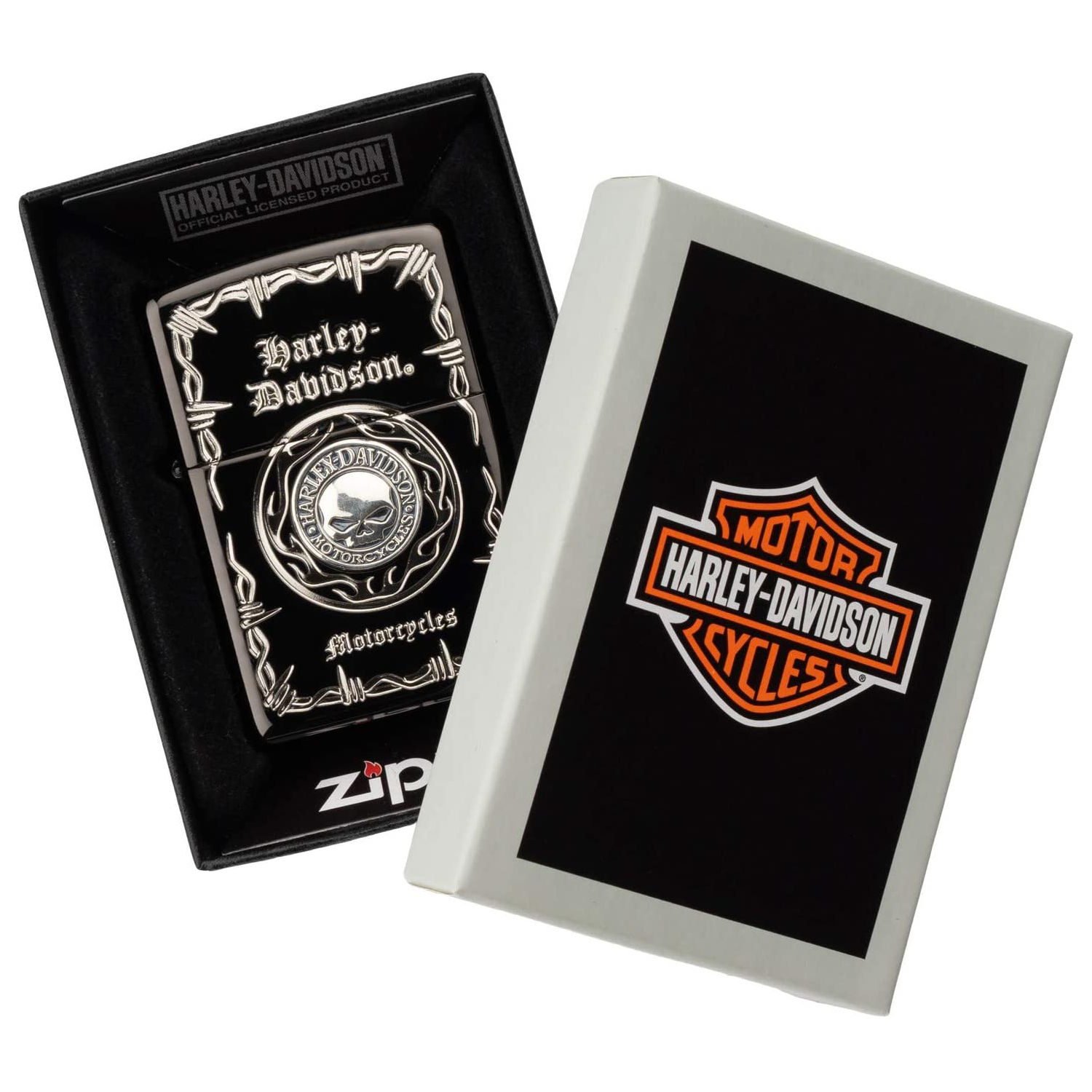 ハーレーダビッドソン ZIPPO ジッポ HARLEY-DAVIDSON 限定 ZIPPO 日本限定 正規品 HARLEY-DAVIDSON HDP-69 Sメタル スカル