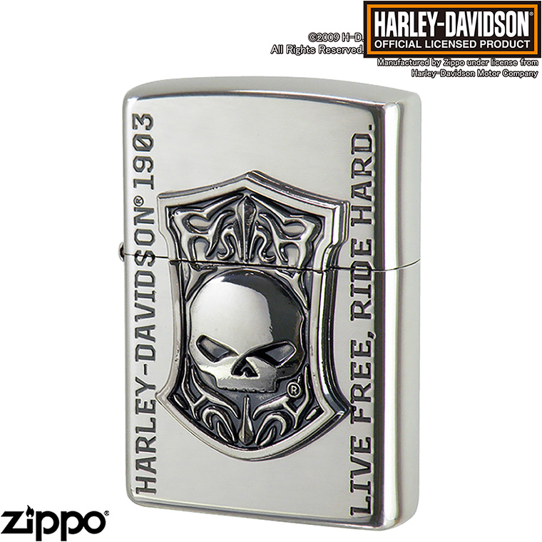 ZIPPO（ジッポー） ZIPPO HARLEY-DAVIDSON HDP-79 スカル イブシ