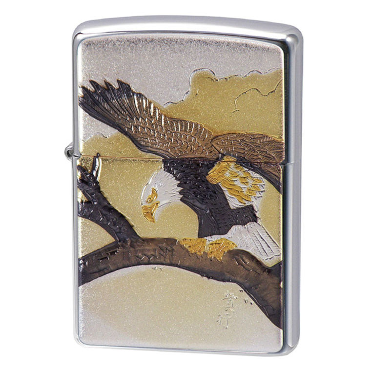 ZIPPO 電鋳板 鷹 たか タカ ジッポー ライター ジッポ Zippo オイルライター zippo ライター 和柄 和風 正規品