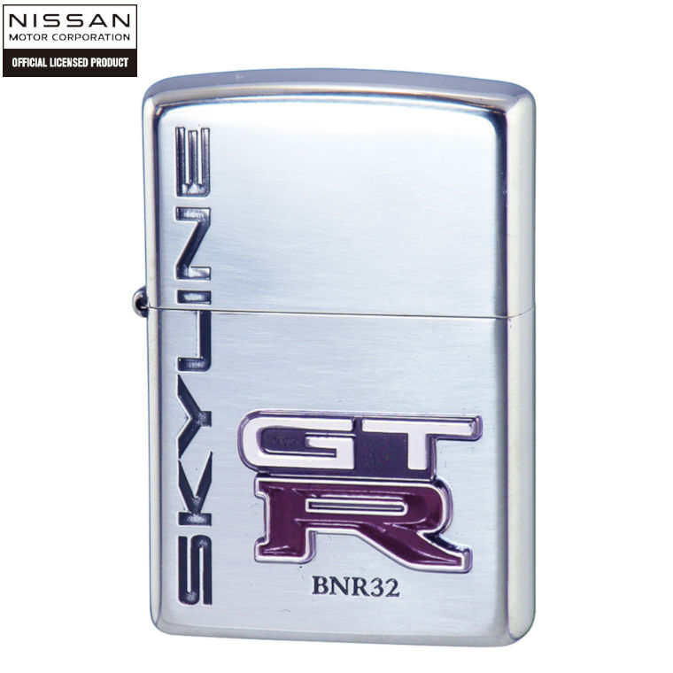 SKYLINEジッポ ZIPPO 日産 NISSAN SKYLINE GT-R BNR32 エンブレム SV
