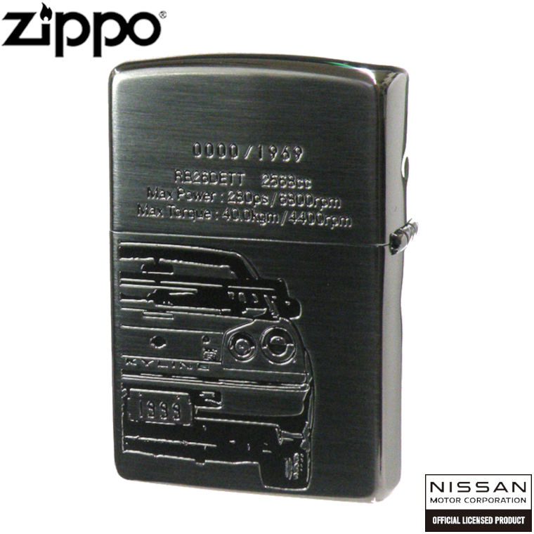 SKYLINEジッポ ZIPPO（ジッポー） 日産 ZIPPO NISSAN SKYLINE GT-R BNR34 BK ブラック