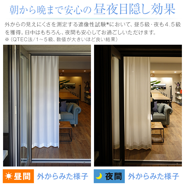 BONUS STORE｜5/5 0:00〜23:59 レースカーテン K-wave-L-Dr. SkinGuard 1枚 幅151cm〜200cm×丈201cm〜250cm_4