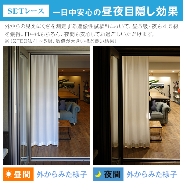 BONUS STORE｜5/3 0:00〜23:59 カーテン 1級遮光 防炎 高断熱 K-wave-D-plain×L-Dr.SkinGuard カーテン1枚 レース1枚 幅30cm〜幅100cm×丈80cm〜丈150cm_10