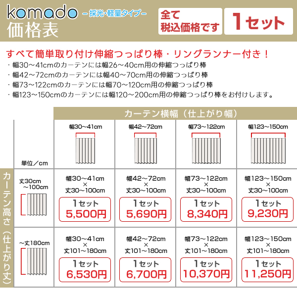 BONUS STORE｜5/3 0:00〜23:59 穴あけ不要ですぐにつけれる小窓カーテンシリーズ「komado-採光・軽量タイプ-」 サイズ:幅123cm〜150cm×丈101cm〜180cm_16