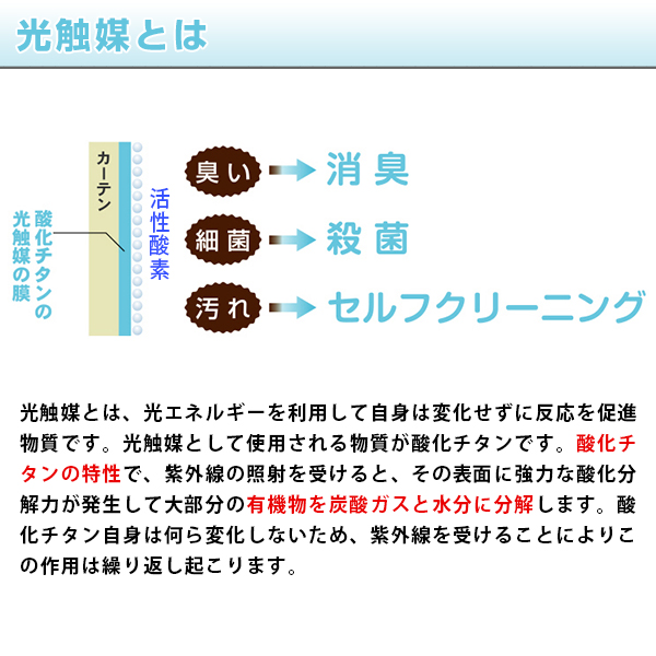 BONUS STORE｜4/28〜30 23:59 レースカーテン 消臭 抗菌 防汚 紫外線カット 吊るピカ君 幅151cm〜200cm×丈151cm〜200cm ( 日本製 1枚 )