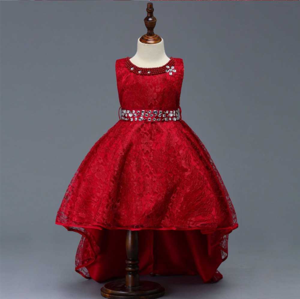 演出服 リボン蝶結び レースワンピース トレーン 手作りビーズ プレセンス 子供ドレス 欧米風 多彩 F8050 Kuri Store 通販 Yahoo ショッピング