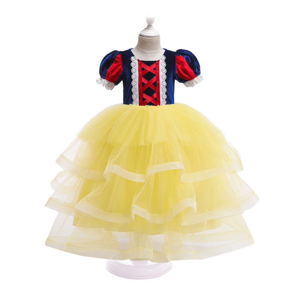 白雪姫ドレス プリンセスドレス コスプレ 子供 女の子 衣装 白雪姫 ドレス ロング コスチューム 仮装 お姫様 なりきり ワンピース F8128 Kuri Store 通販 Yahoo ショッピング