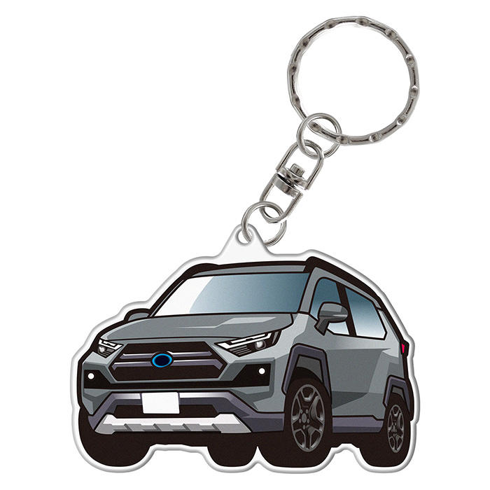トヨタ RAV4 50系 ハイブリッドアドベンチャー キーホルダー スマート