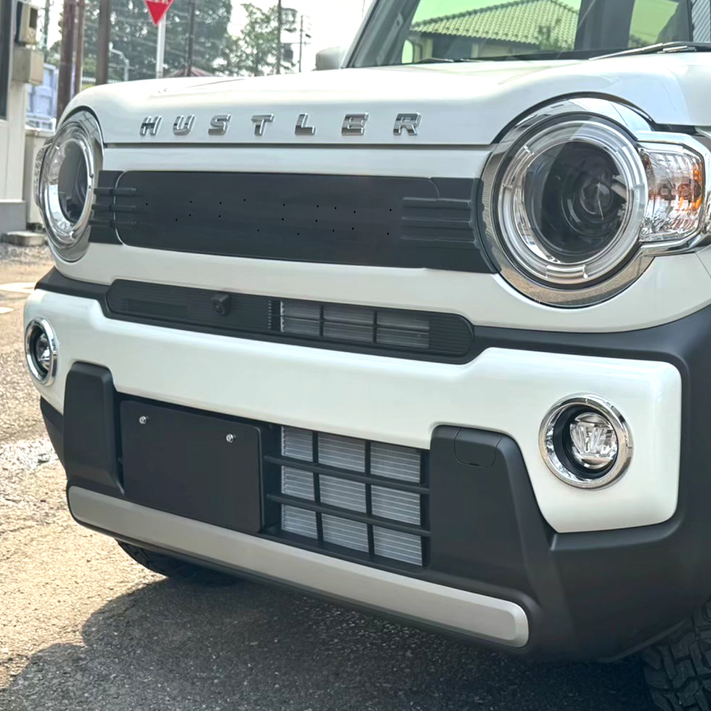 ハスラー MR92S MR52S フロントグリル 塗装済み マッドブラック マット