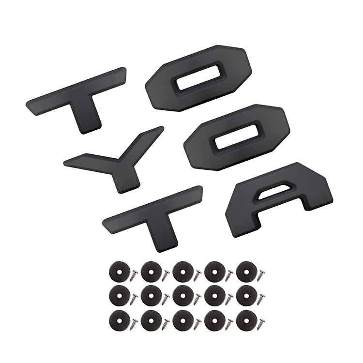 エンブレム アルファベット フロントグリル ロゴ TOYOTA トヨタ ローマ字 ガーニッシュ レッド ホワイト 1G3 オリジナル 社外 カスタム  パーツ ドレスアップ :fgt056-ebm:くるまドットコム - 通販 - Yahoo!ショッピング