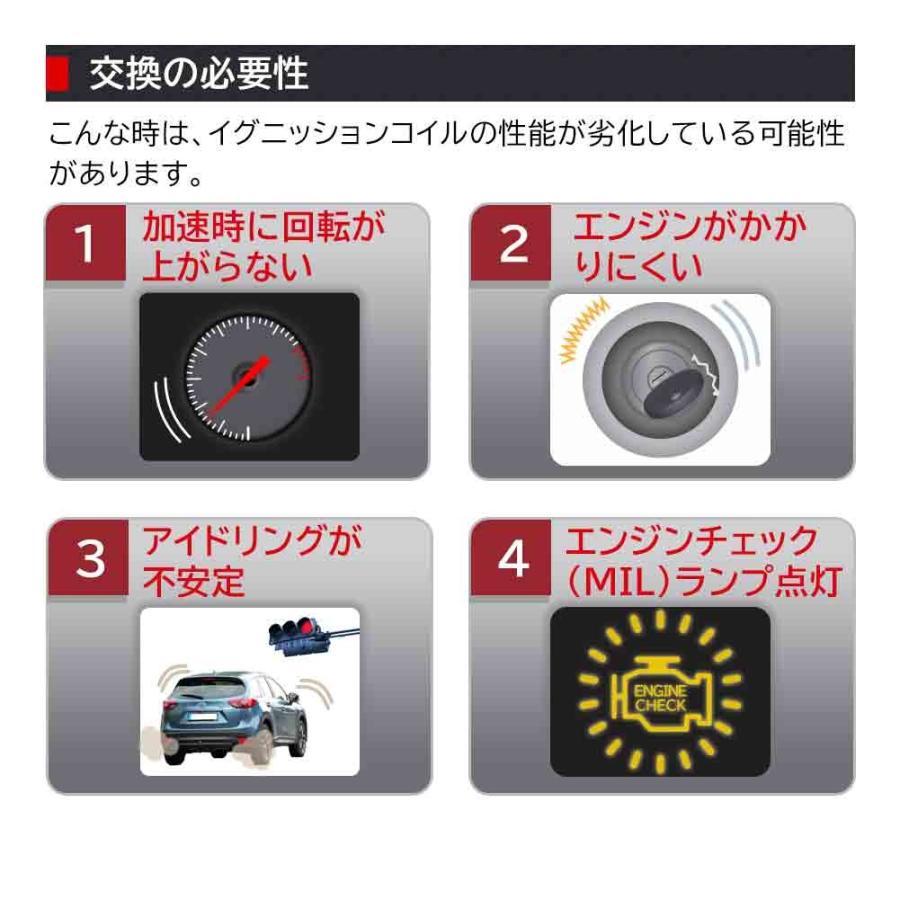 イグニッションコイル ライフ JB1 H10.10〜H15.09用 NGK U5160 (48529) 3個セット : igc ngksf h0409 : 車の部品屋Flexibility3号店