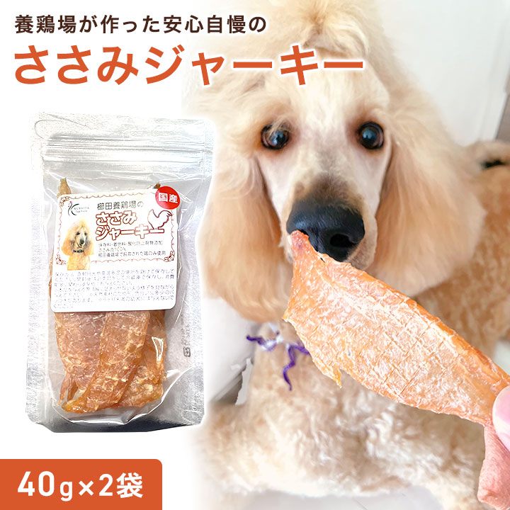 ささみ ジャーキー 【80g】 犬 おやつ 無添加 国産 手作り 愛知県産
