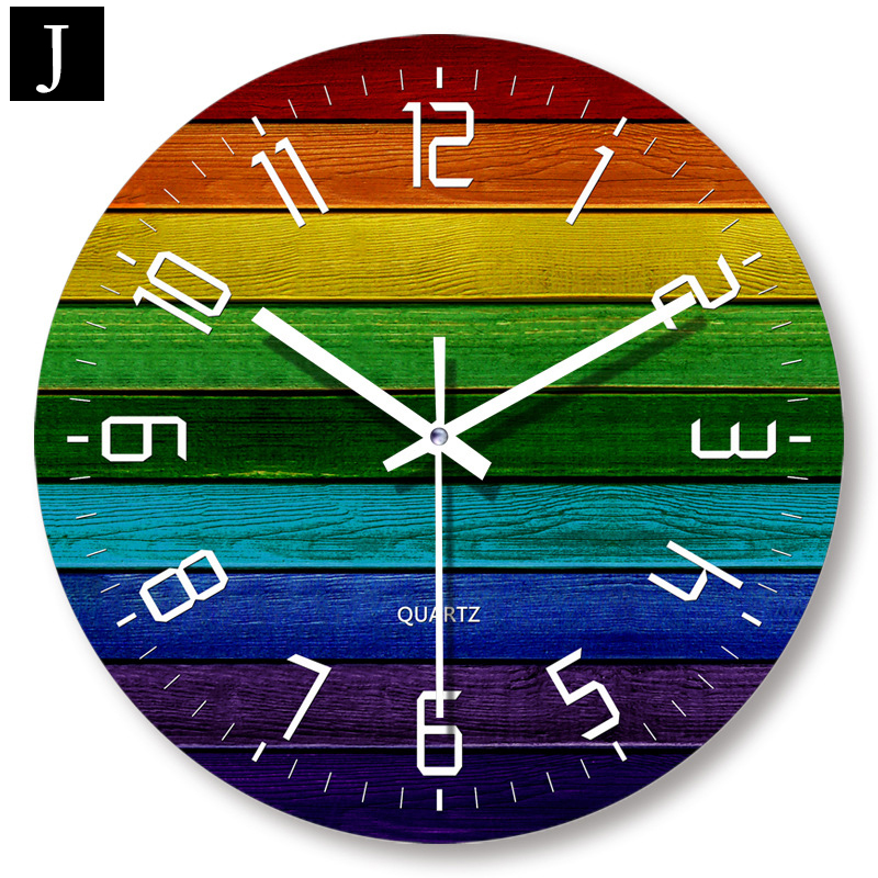 掛け時計 静音 木調 12インチ 14インチ 10カラー おしゃれ 軽量 壁掛け