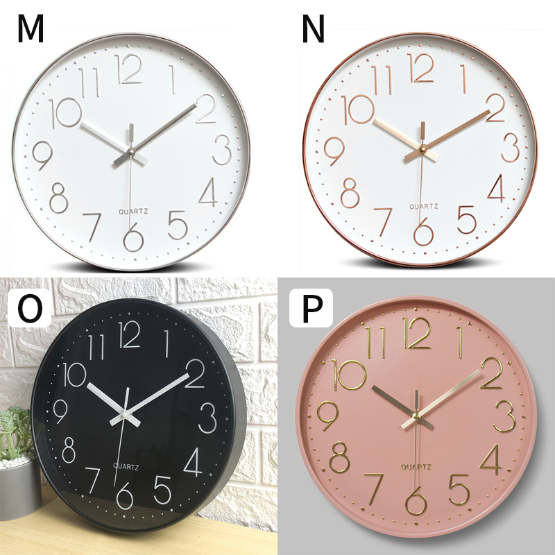 掛け時計 静音 20種カラー選べる おしゃれ 軽量 壁掛け時計 壁時計 音