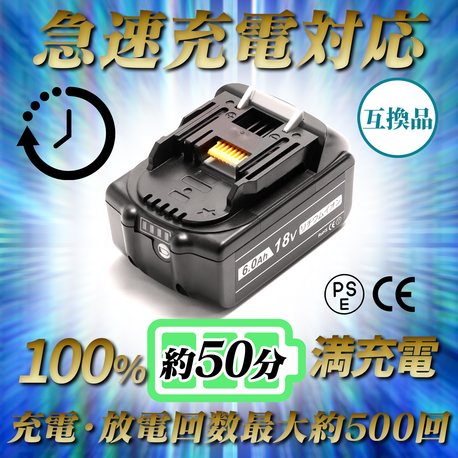 マキタ インパクトドライバー 18V TD173DZFY 限定色 MAKITA TD173DZAP TD173DZO 充電式 フルセット BL1860B  互換 バッテリー 2個 6Ah 急速充電器 収納ケース付き : tenb-0237-b1-gd : ギフトコンシェルジュ - 通販 -  Yahoo!ショッピング