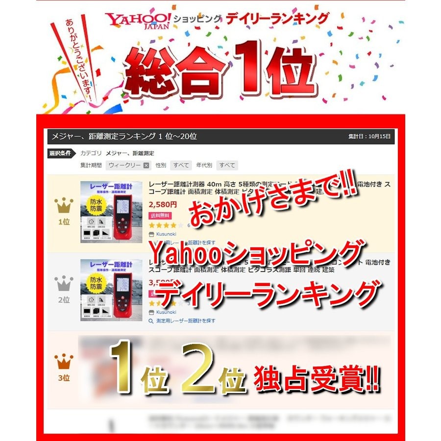 81％以上節約 限定セール レーザー距離計測器 40-100ｍ 高さ 5種類の測定モード 軽量 小型 コンパクト スコープ距離計 面積測定 体積測定  ピタゴラス測距 単回 連続 建築 discoversvg.com