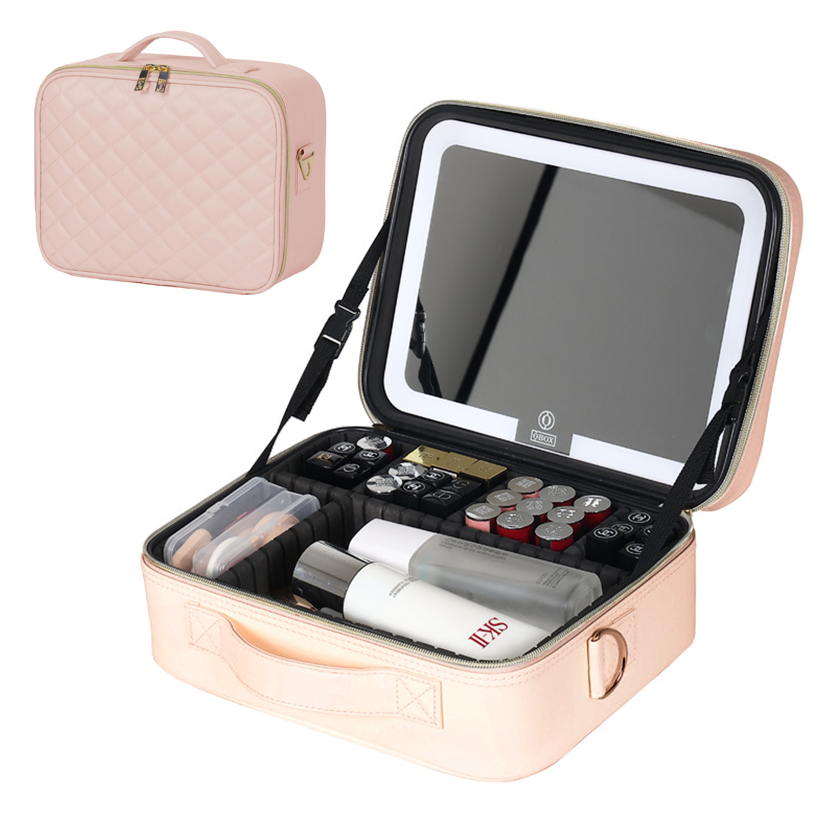 ライト付き メイク ボックス トランク yosikawa-zkshop_ca-23sept2819-1