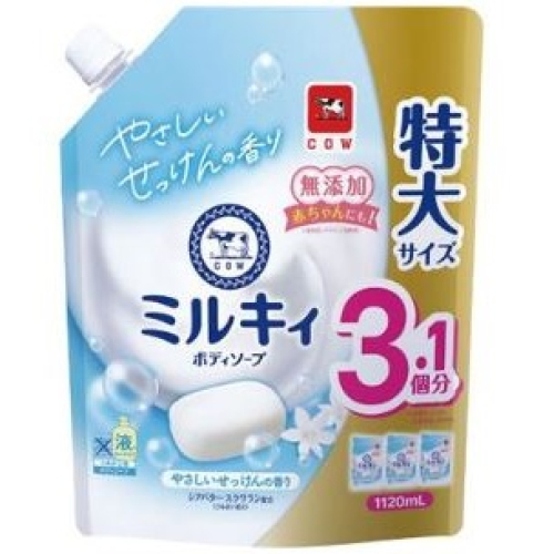 ミルキィ ボディソープ やさしいせっけんの香り つめかえ用 特大サイズ