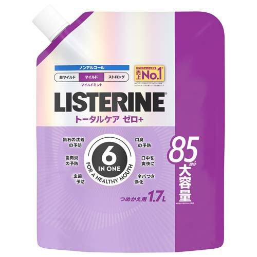 薬用リステリントータルケアゼロプラスつめかえ用 1700ml×6個 : クスリ